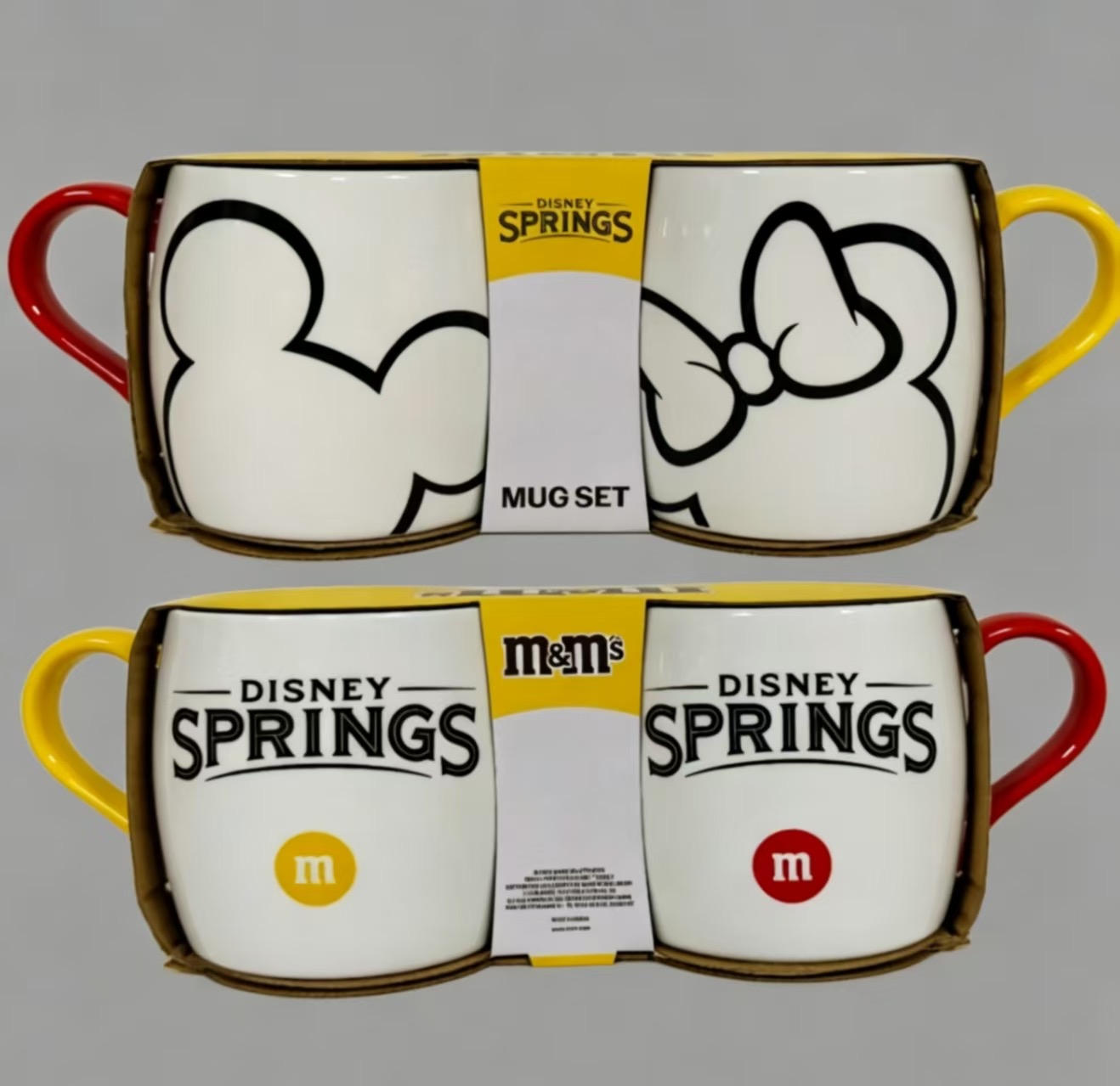 White speckled M mug